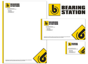 Logo and stationery for Fife-based bearings supplier Bearing Station