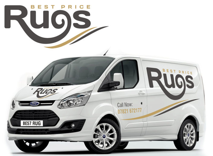 Logo, stationery and vehicle livery for Fife-based rug business Best Price Rugs