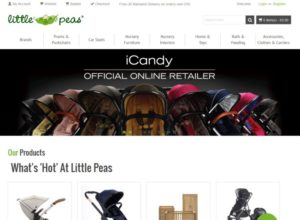 Online Store for nursery retailer Little Peas