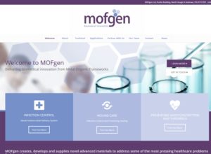 Website for Mofgen, a Fife-based Medical Science Organisation