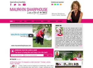 Website for Life Coach Maureen Sharphouse