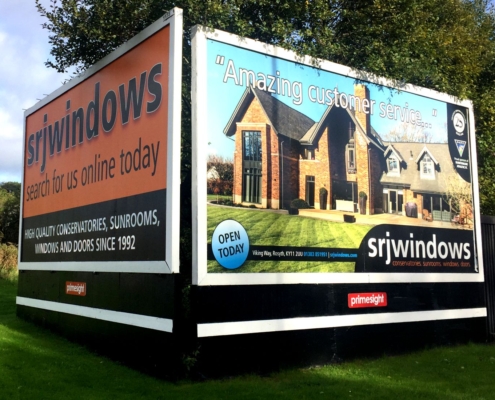 Billboard design for SRJ Windows