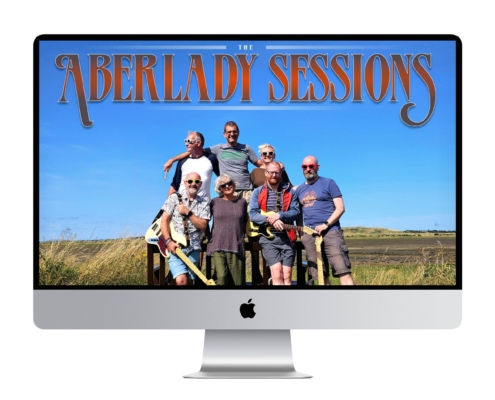 Logo, branding and website for Edinburgh / East Lothian band The Aberlady Sessions