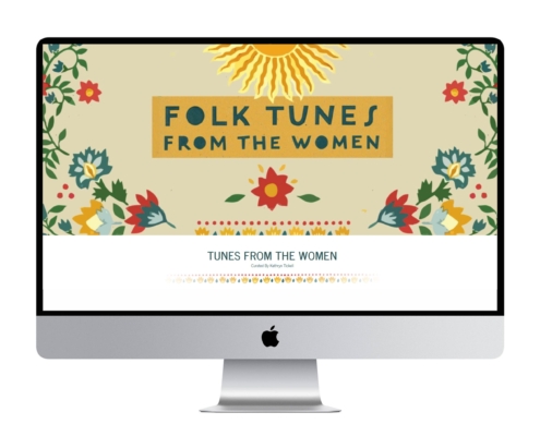 Website for folk music resource Folk Tunes From The Women